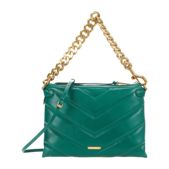 Rebecca Minkoff Edie Maxi Crossbody Emerald - Picture 1 of 10
